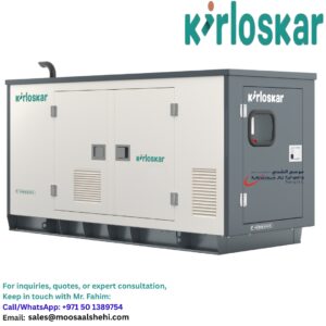 Exclusive Authorized Kirloskar generators suppliers in Dubai