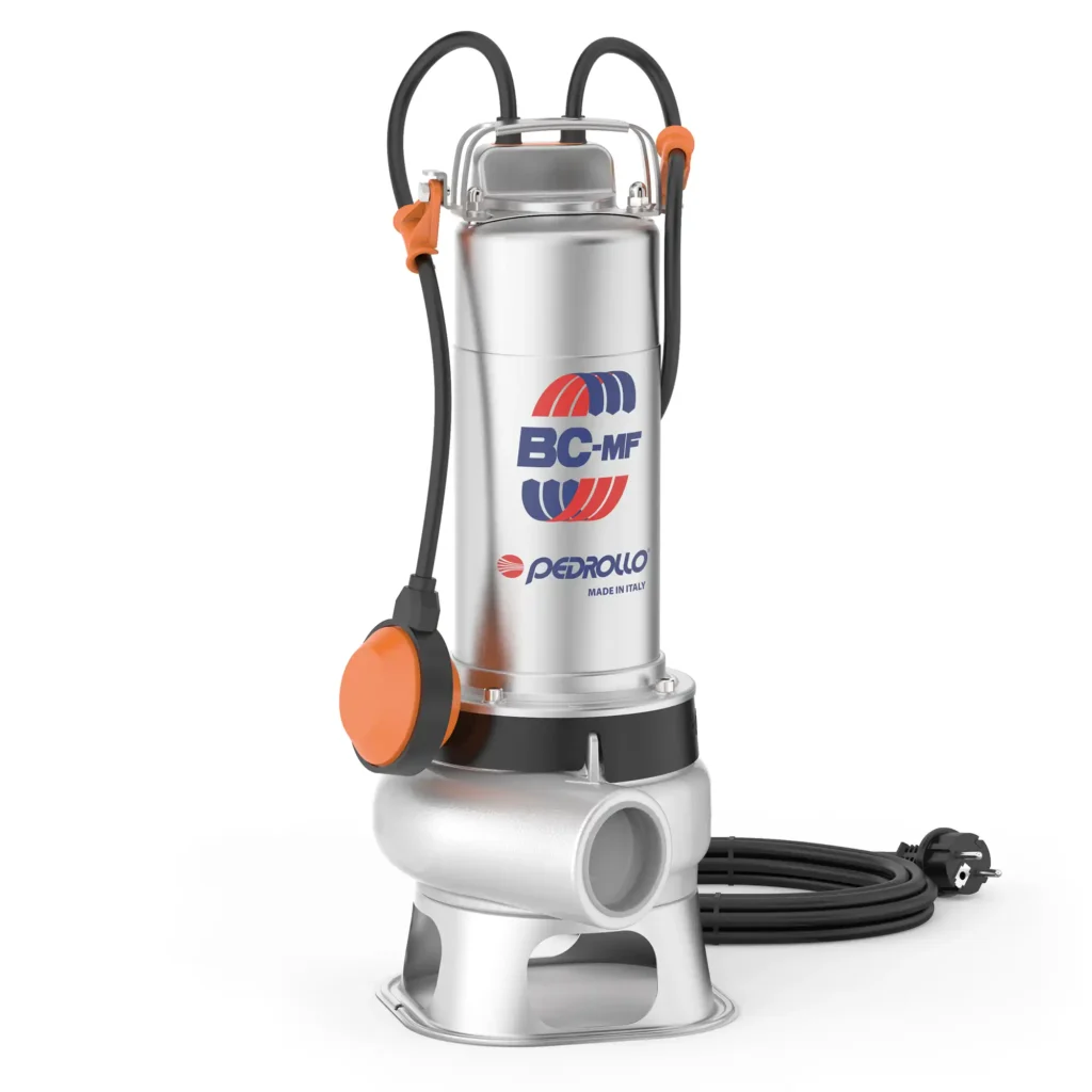 Pedrollo BC-MF Submersible Sewage Pump – Heavy-duty and efficient sewage and wastewater pump from leading supplier in UAE, designed for reliable drainage and dirty water applications.