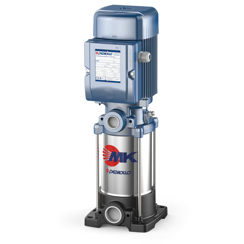 Pedrollo MK multistage centrifugal stainless steel pump – high-pressure water pump for residential, commercial, and industrial use in UAE