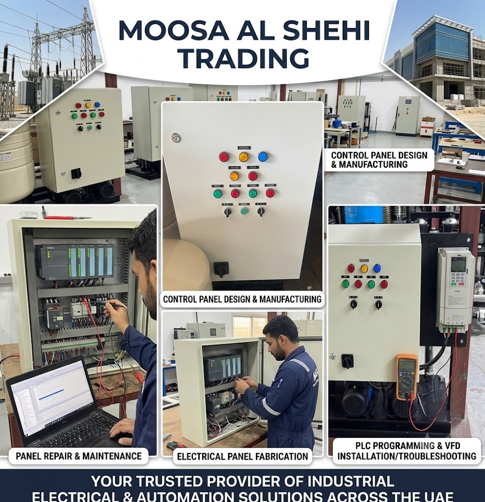 Control Panel Supplier in Dubai | HVAC, CHW Pump & VFD Control Panels